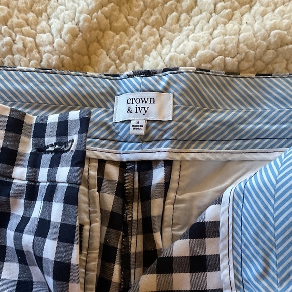 Crown and Ivy navy and white shorts - Picture 3 of 7